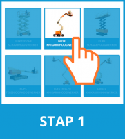 Huur een hoogwerker stap 1